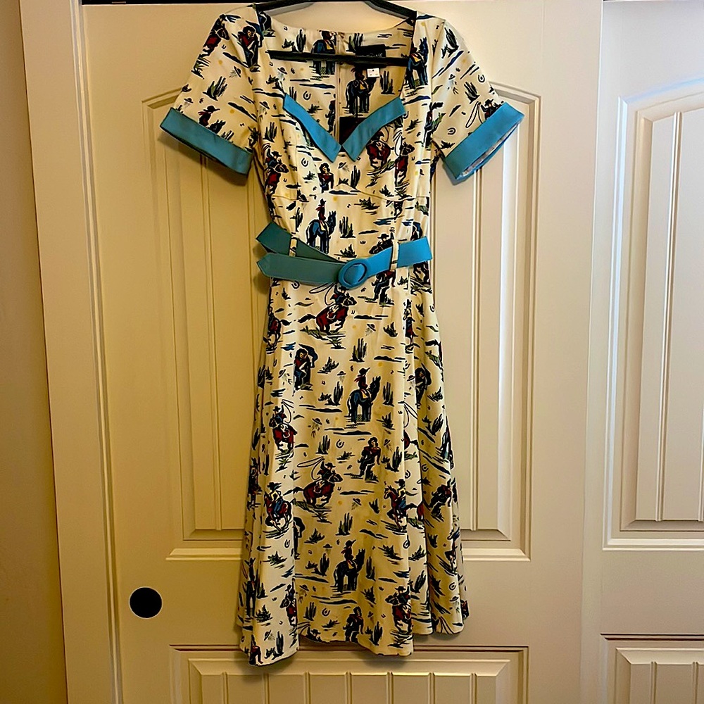 NWT Western Rodeo Dancer Swing Dress